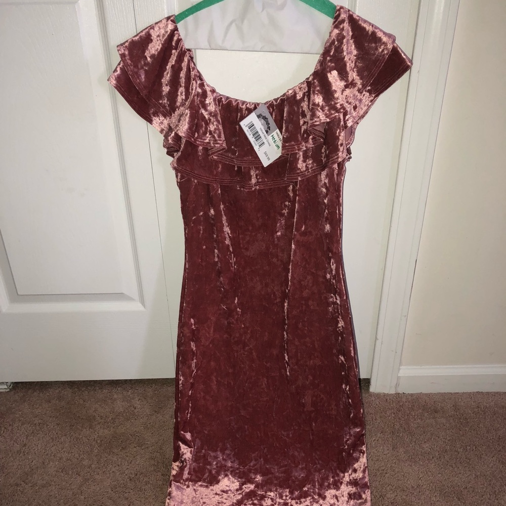 Velvet Midi Dress